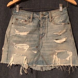 AE Jean skirt